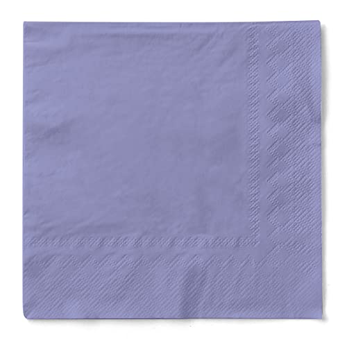 Sovie HOME Uni Tissue Servietten Lila | 33x33cm | saugstark und hochwertig | vielseitig kombinierbar | 20 Stück von Sovie Home