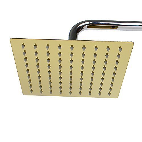 20cm Regendusche Regenbrause Brause Duschkopf Kopfbrause (Gold01) von Soytich