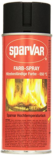 SparVar Hochtemperatur Lackspray Anthrazit Metallic, 400 ml bis 650°C von SparVar