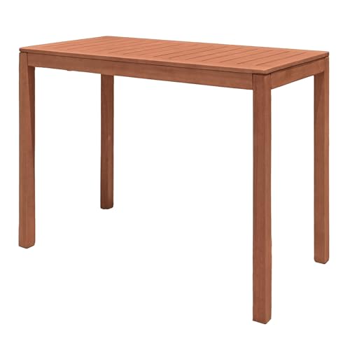 Eukalyptus Garten Stehtisch geölt Belastbar bis 25 kg - 120 x 60 cm - Outdoor Bartisch aus FSC Massivholz braun - Holz Hochtisch Bistrotisch Partytisch Tresen Tisch rechteckig Eukalyptus Garten Stehtisch geölt Belastbar bis 25 kg - 120 x 60 cm - Outdoor Bartisch aus FSC Massivholz braun - Holz Hochtisch Bistrotisch Partytisch Tresen Tisch rechteckig von Spetebo