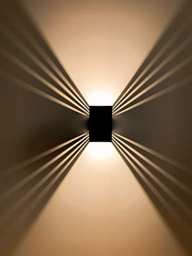 SpiceLED Outdoor Wandleuchte ShineLED - Indirekte Außen-Beleuchtung - dimmbare Wandlampe für Drinnen & Draußen - 12 Watt - Lichtfarbe Warmweiß von SpiceLED