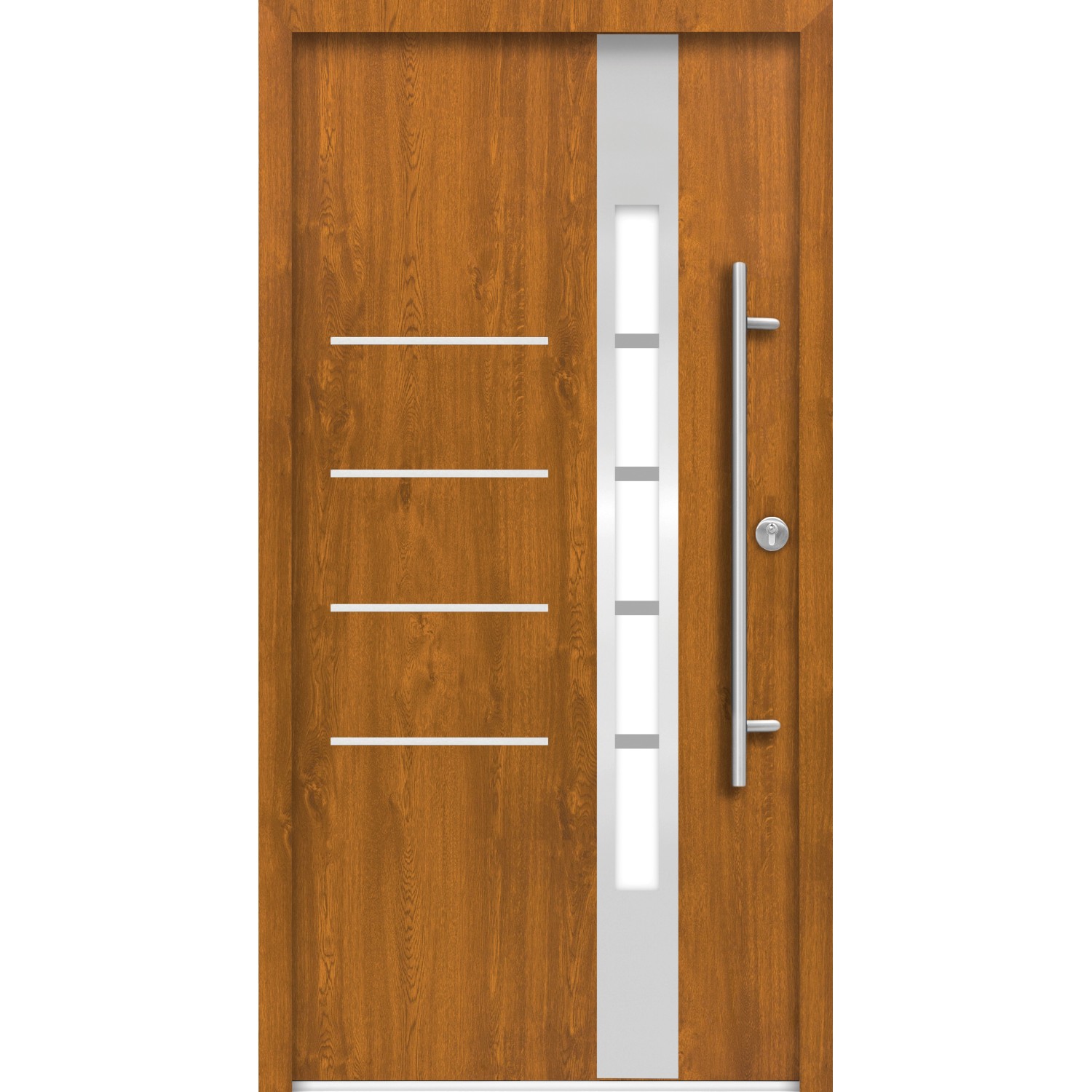 Splendoor Thermospace Haustür Berlin Prime Golden Oak 210x100 cm R von Splendoor Thermospace