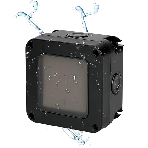 Wetterfester Schalter Lichtschalter, IP66 Wasserdicht Doppelschalter mit Wasserdichter Silikonfilm, 16A 250V Wechselschalter Aussen Switch Aussen Switch für Outdoor Garten Balkon (Einzelschalter) Wetterfester Schalter Lichtschalter, IP66 Wasserdicht Doppelschalter mit Wasserdichter Silikonfilm, 16A 250V Wechselschalter Aussen Switch Aussen Switch für Outdoor Garten Balkon (Einzelschalter) von Sporgo