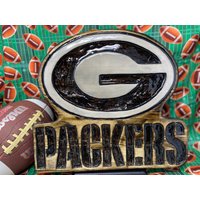 Green Bay Packers Holzschild - Football Sport Dekor Geschenk Für Ihn Wandbehang Fans Spieltag Epoxidharz-Finish von SportsWoodSigns