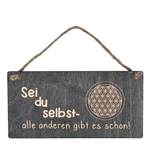 Spruchreif | Holzschild mit Gravur rechteckig | Türschild | Shabby Landhaus Vintage Stil | Deko Geschenk | Holz-Dekohänger | Wanddeko | Geschenk Beste Freundin von Spruchreif