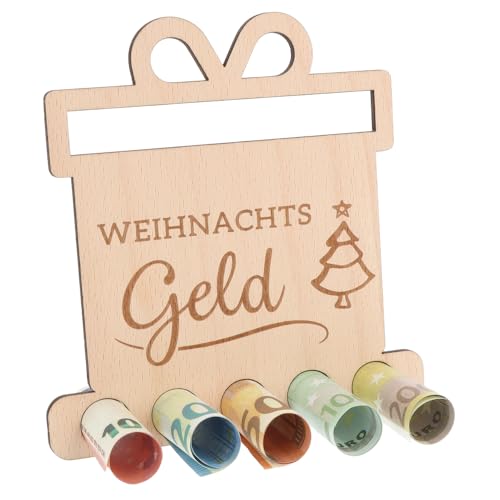 Spruchreif | Originelle Geldgeschenke | Geldgeschenk aus Holz | Geldgeschenk Weihnachten Gutschein Weihnachten | Weihnachtliche Geldgeschenke | Weihnachtsgeld von Spruchreif