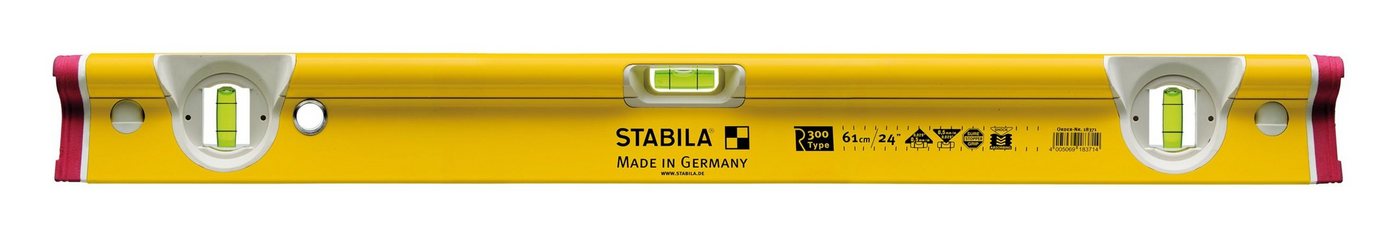 Stabila Wasserwaage, R-300 244 cm von Stabila