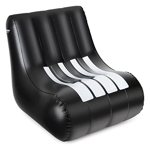 Stagecaptain IF-7488 Aufblasbarer Sessel Piano-Design - aus PVC - Für 1 Person - Ideal für Festivals, Camping, Garten, Proberaum oder Wohnzimmer - Abmessungen: ca. 75 x 75 von Stagecaptain