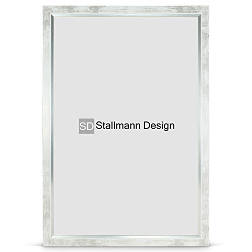 Stallmann Design Bilderrahmen my Frames 25x70 cm weiss gewischt Rahmen fuer Dina 4 und 60 andere Formate Fotorahmen Wechselrahmen aus Holz MDF mehrere Farben wählbar Frame für Foto oder Bilder von Stallmann Design