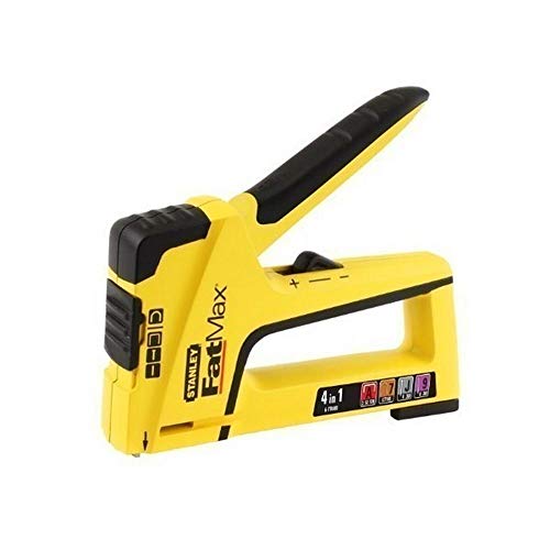 Stanley FatMax TR400 Handtacker und Nagler 4-in-1 (für Stifte/Nägel/Feindrahtklammern/Rundklammern) FMHT6-70411 von Stanley - FatMax