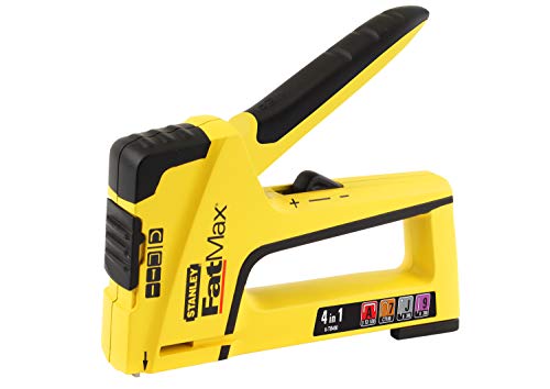 Stanley FatMax TR400 Handtacker und Nagler 4-in-1 (für Stifte/Nägel/Feindrahtklammern/Rundklammern) FMHT6-70411 von Stanley - FatMax