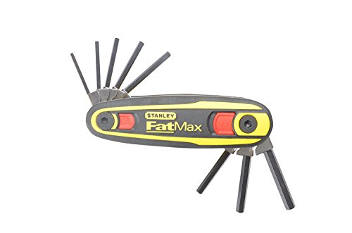 Stanley FatMax Stiftschlüssel-Set (1.5/2/2.5/3/4/5/6/8 mm, Fixierungsmechanismus, ergonomischer Grip) 0-97-552 von Stanley - FatMax