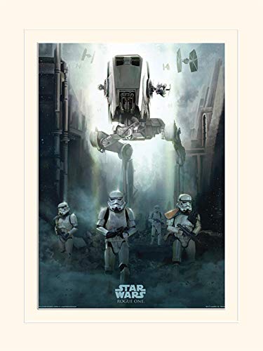 Star Wars Rogue 'Stormtrooper Patrouille' montiert Drucken, 30 x 40 cm von Star Wars