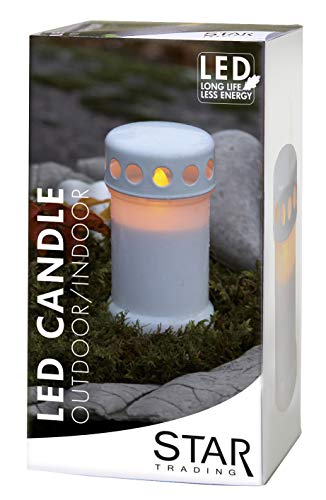 LED-Windlicht flackernd Farbe: weiss von Star