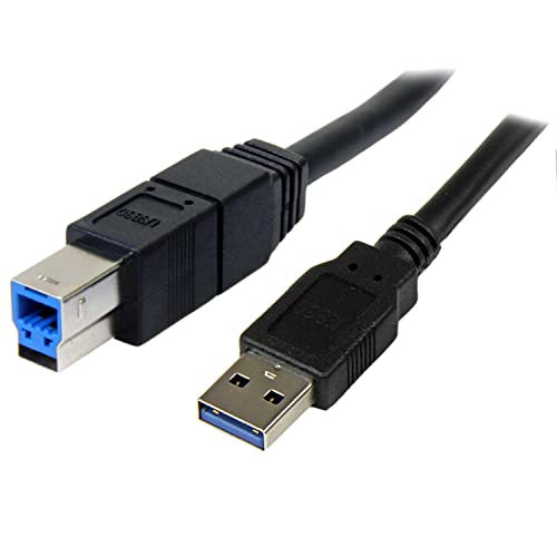 StarTech.com 3m schwarzes SuperSpeed USB 3.0 A auf B Kabel - St/St - USB 3.0 Anschlusskabel von StarTech.com