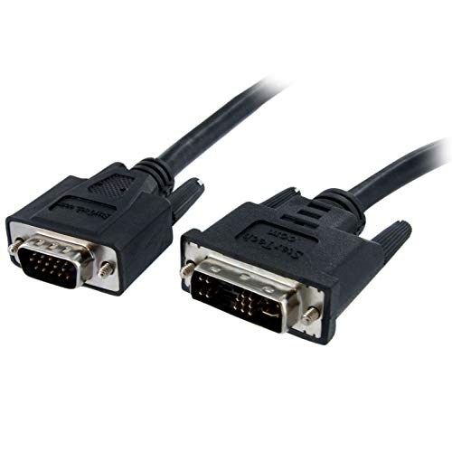 StarTech.com DVI auf VGA Monitorkabel 3 Meter, Stecker / Stecker, DVI-I 24+5 VGA (15Pin), DVI-A analog VGA Kabel St/St 3m von StarTech.com