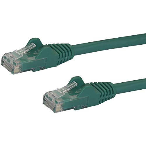 StarTech.com N6PATC1MGN Cat6 Netzwerkkabel (1m, Gigabit RJ45 UTP Patchkabel, Snagless, Schutzmanschette, St/St) Grün von StarTech.com