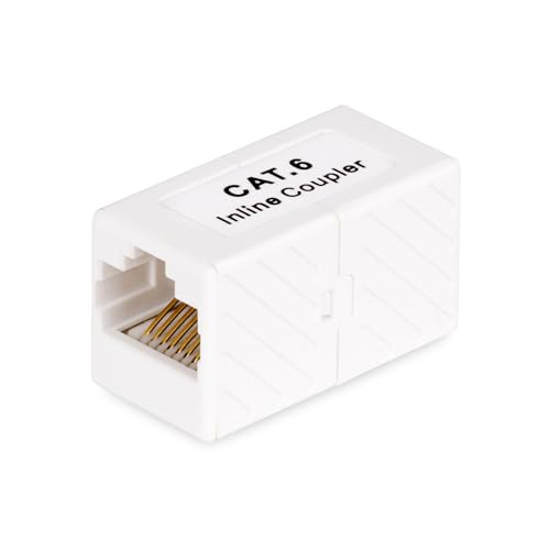 StarTech.com RJ45 Kupplung, Inline Cat6 Kupplung, Lankabel Verlängerung T568 Stecker (F/F), Netzwerkkabel Verlängerung von StarTech.com