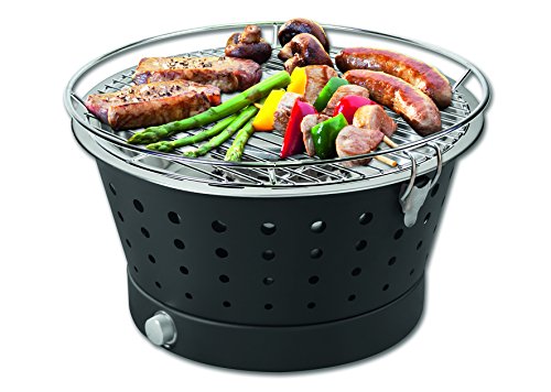 Starke Fun-BBQ Holzkohlegrill ohne Rauch/Tisch- Terassengrill 35 cm anthrazit von Starke