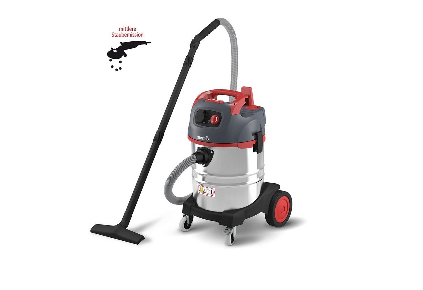 Starmix Industriesauger Starmix Elektrowerkzeug-Sauger uClean ARDL-1435 EHP (1400 W, 35 L) von Starmix