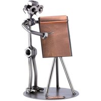 Schraubenmännchen Flipchart Mann - Original Steelman24 Metallskulptur Das Perfekte Geschenk von Steelman24DE