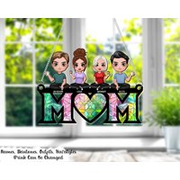 Personalisierter Sonnenfänger Zum Aufhängen Am Fenster, Mutter-Kind-Bindung, Muttertagsgeschenke Für Oma, Geburtstagsgeschenke Mama, Nana, Mimi von StefanieGiftsStore