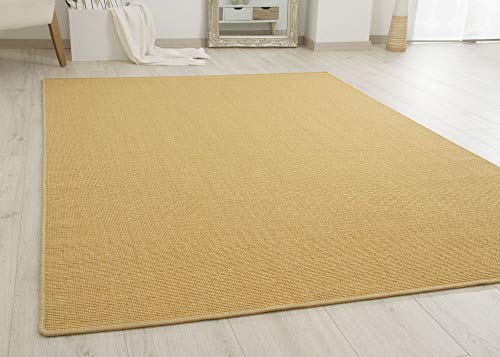 Steffensmeier Sisal Teppich Acapulco - gekettelter Sisalteppich aus 100% Sisal in Natur-Beige, Größe: 140x200 cm von Steffensmeier