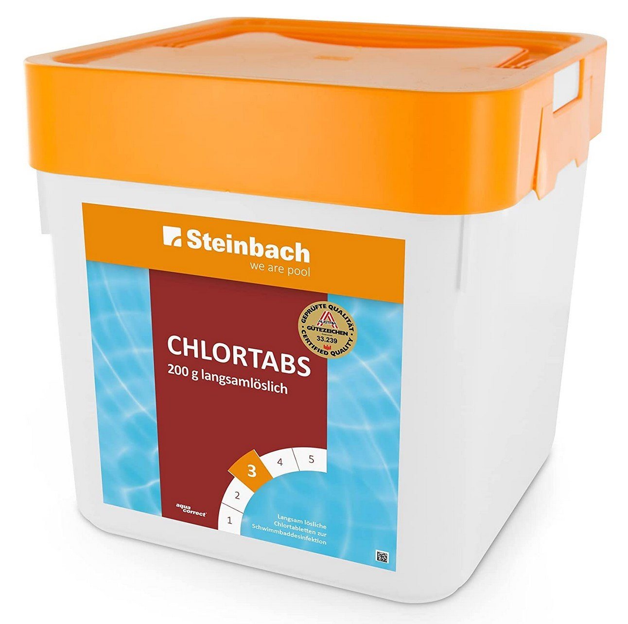 Steinbach Pool Poolpflege STEINBACH Chlortabs 200 g langsamlöslich, 5 Kg von Steinbach Pool