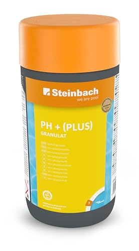 Steinbach Poolpflege pH + (Plus) Granulat, 1 kg, Einstellung des pH-Werts, 0753201TD00 von STEINBACH