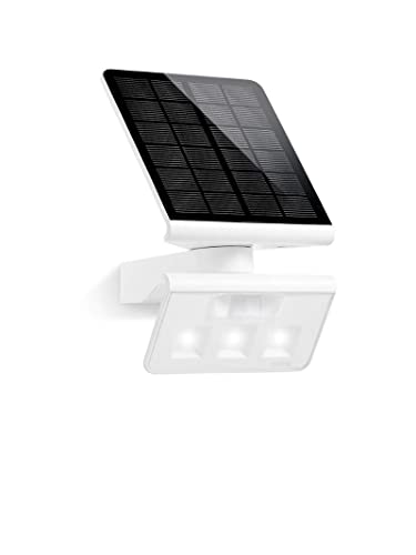 Steinel LED Solarleuchte XSolar L-S ONE weiß, Wandlampe, Bewegungsmelder, Nachtlicht, Gartenlampe Solar, 2500 mAh Akku von Steinel