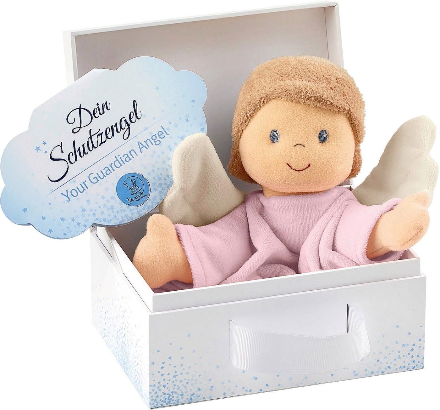 Sterntaler® Schmusetuch Schutzengel, rosa, mit Geschenkbox von Sterntaler®