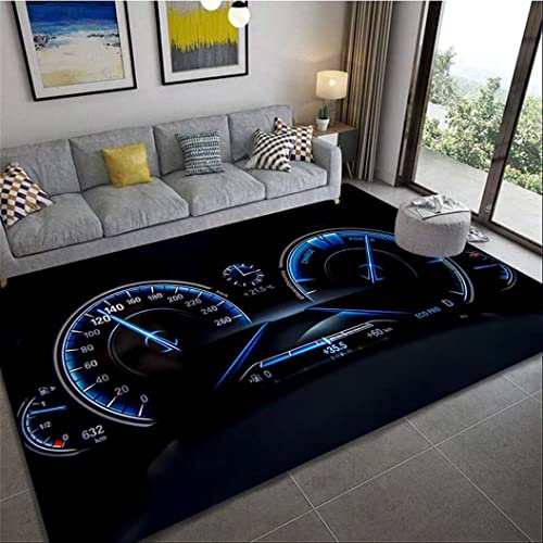 Auto Motorrad Armaturenbrett Teppich Wohnzimmer Schlafzimmer Küche Korridor Gangmatte Badezimmermatte Kreative Fußmatte Großer Rug Weicher Flanell Carpet rutschfest (Farbe 4,80x120 cm) von Sticker Superb.