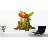 Pilz Wandaufkleber, Wanddeko, Pilze Aufkleber, Geschenk, Kinderzimmer Deko 3241Er von StickersanddecalsArt