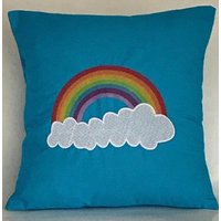 Regenbogen Kissenbezug, Gestickt, 30, 5 X 30 cm von StitchnInk