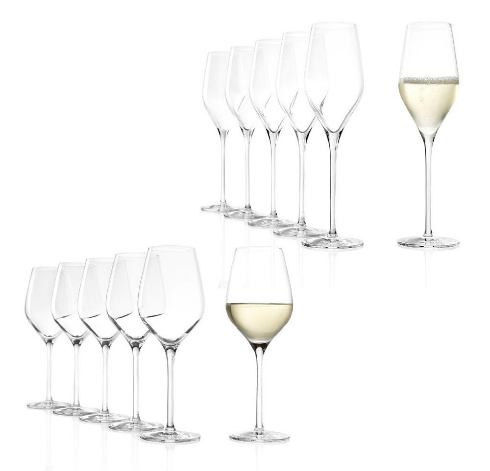 Stölzle Weinglas Stölzle Lausitz Exquisit Royal Champagnerkelche/Weißweinkelche Set 12, Kristallglas Stölzle Weinglas Stölzle Lausitz Exquisit Royal Champagnerkelche/Weißweinkelche Set 12, Kristallglas von Stölzle