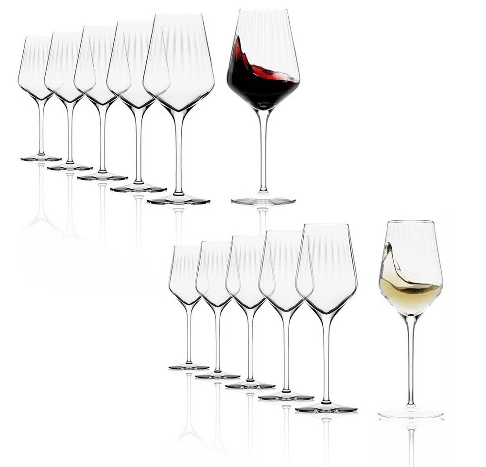 Stölzle Weinglas Stölzle Lausitz Symphony Rotweinkelch/ Weißweinkelch Set 12 tlg, Glas Stölzle Weinglas Stölzle Lausitz Symphony Rotweinkelch/ Weißweinkelch Set 12 tlg, Glas von Stölzle