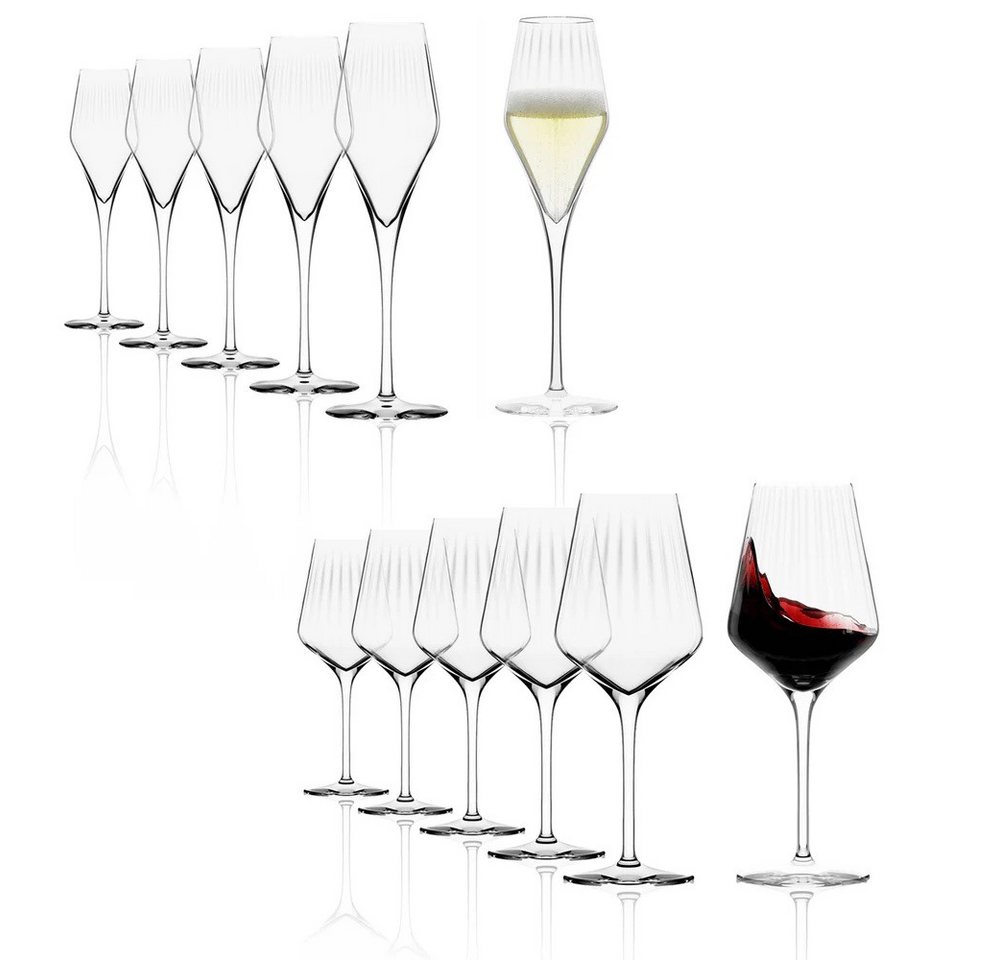 Stölzle Weinglas Stölzle Lausitz Symphony Rotweinkelch/Champagnerkelch Set 12 teilig, Glas Stölzle Weinglas Stölzle Lausitz Symphony Rotweinkelch/Champagnerkelch Set 12 teilig, Glas von Stölzle