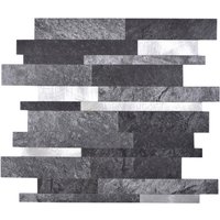 Stoneland Mosaikmatte »Peel«, BxL: 30 x 30 cm, Wandbelag - schwarz von Stoneland