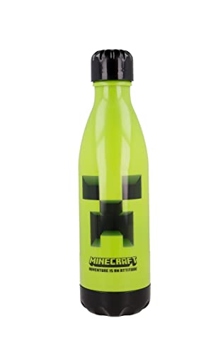 Stor ST-02180 Flasche PP Daily groß 660 ml Minecraft, Kunststoff, Einfarbig, 1.25 picometer von Stor