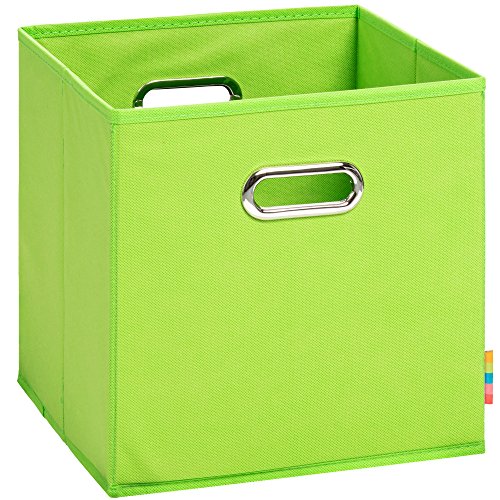 Storanda | Aufbewahrungsbox MIA | Faltbox | Korb | 28x28x28 cm | Apfelgrün von Storanda