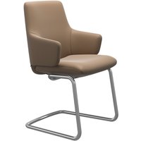 Stressless Polsterstuhl "Laurel", Leder PALOMA, Low Back mit Armlehne, Größe L, mit Beinen aus Stahl in Chrom glänzend von Stressless