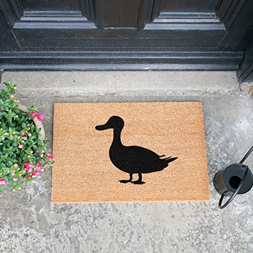 Enten-Fußmatte, Enten, Teich-Türmatte, für drinnen und draußen, lustige niedliche Fußmatte, Einweihungsgeschenk, für drinnen und draußen, Badezimmer-Fußmatte, 40 x 60 cm von Strunt