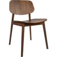 Studio Zondag - Baas Dining Chair Solid and Veneer, Nussbaum geölt von Studio Zondag