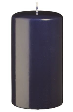 Stumpenkerzen Mini Dunkelblau Nachtblau 5 x 3 cm, 10 Stück von Stumpenkerzen