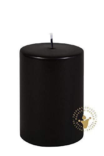 Stumpenkerzen Skandic Design Schwarz 150 x Ø 70 mm, Premium Kerzen von Stumpenkerzen