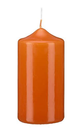 Stumpenkerzen Stumpen Kerzen Karotte Orange 12 x Ø 4 cm, 12 Stück getauchte Spitzkopf in RAL Qualität von Stumpenkerzen