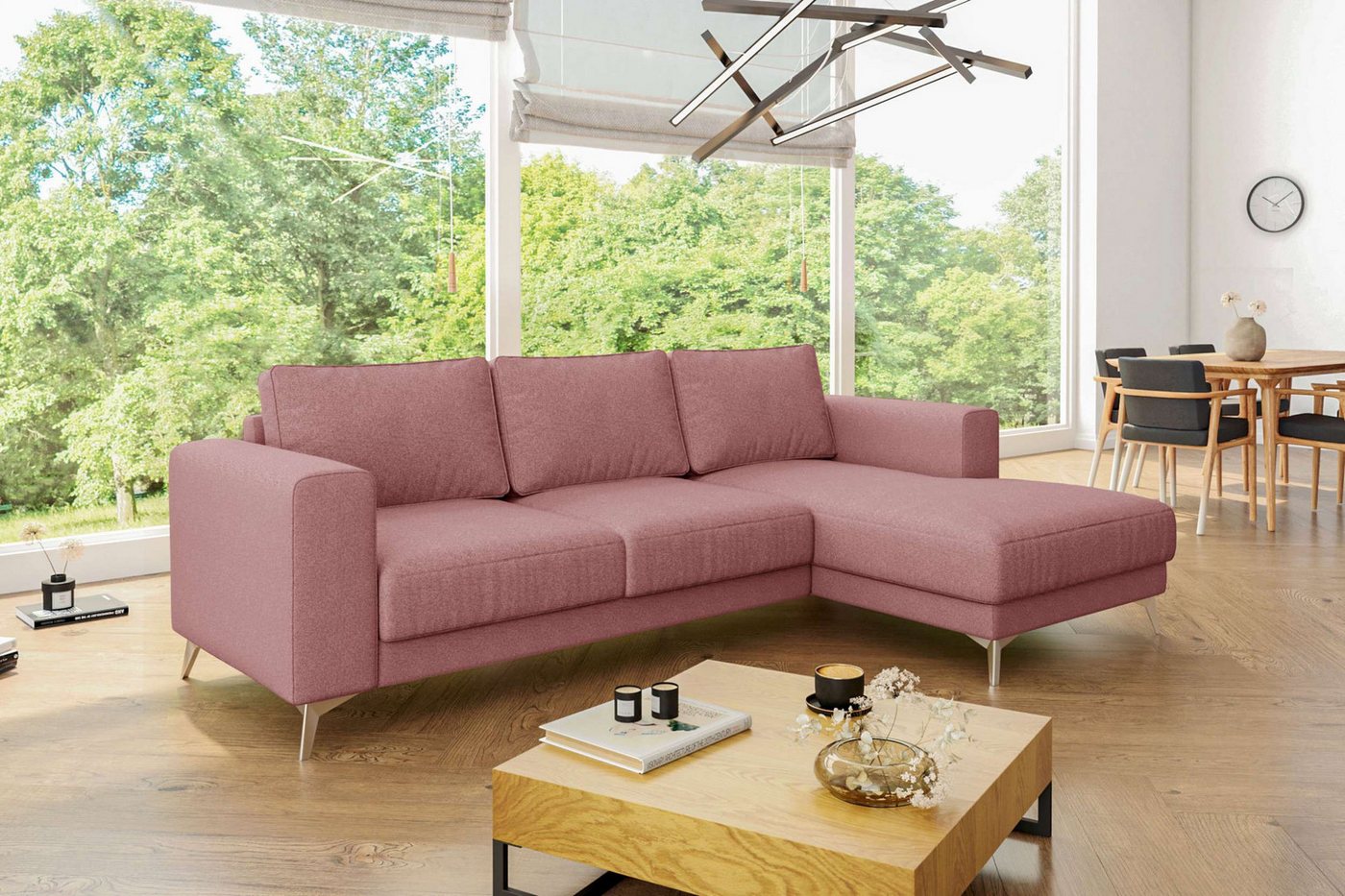 99rooms Ecksofa Aversa, L-Form, Eckcouch, Design von 99rooms