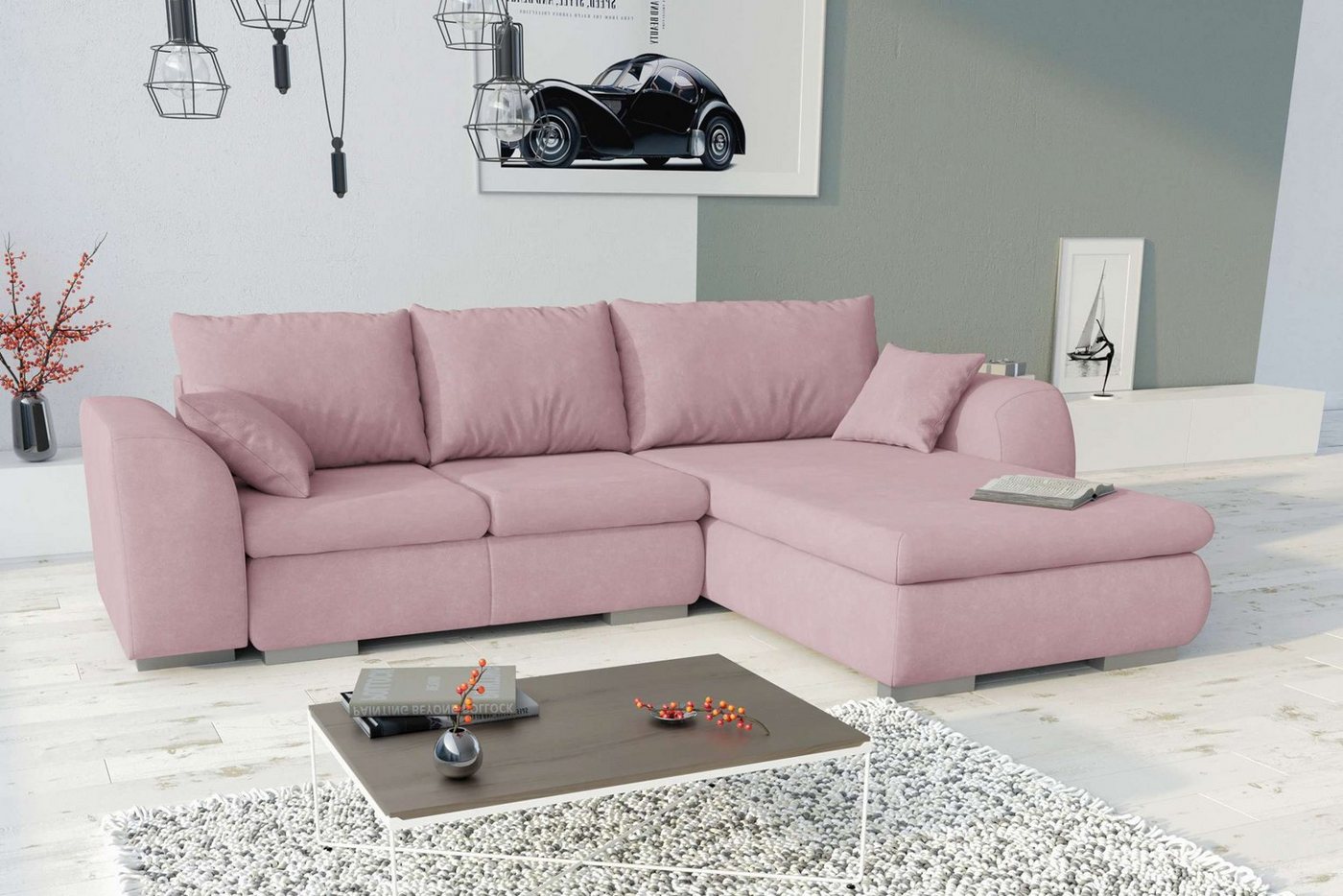 99rooms Ecksofa Salturo, L-Form, Eckcouch, Design von 99rooms