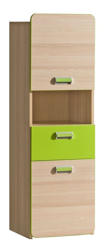 99rooms Kinderkleiderschrank Laterne (Kinderschrank, Mehrzweckschrank) 2-türig, mit Fach und Schublade, viel Stauraum, Modern Design, für Kinder von 99rooms