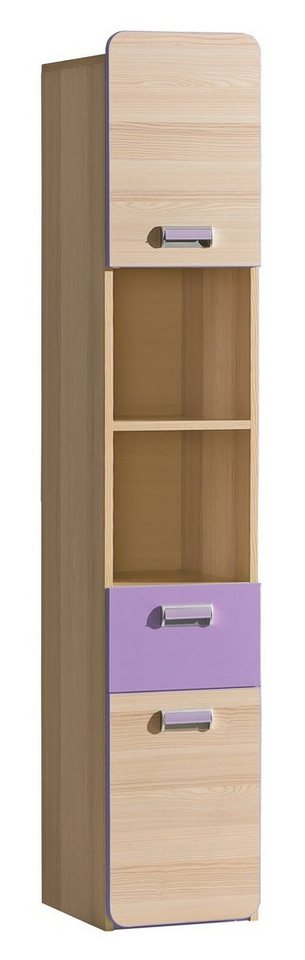 99rooms Kinderkleiderschrank Laterne (Kinderschrank, Mehrzweckschrank) 2-türig, mit Fächern und Schublade, viel Stauraum, Modern Design, für Kinder von 99rooms